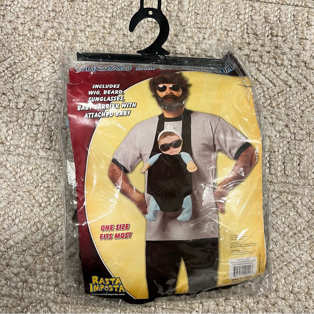 NEW Halloween Costume from the Hangover - Baby Carlos Set Rasta Imposta